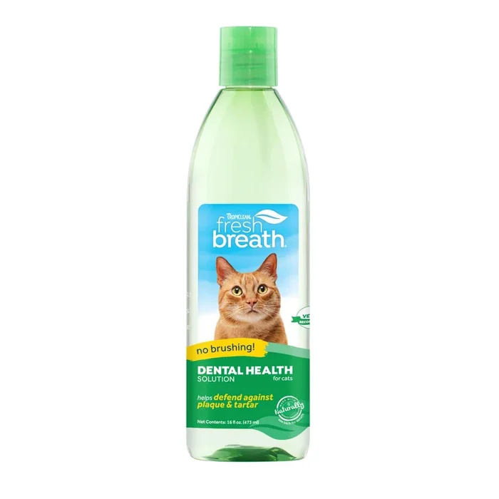 16oz Tropiclean Fresh Breath Water Additive Dental Care For Cats