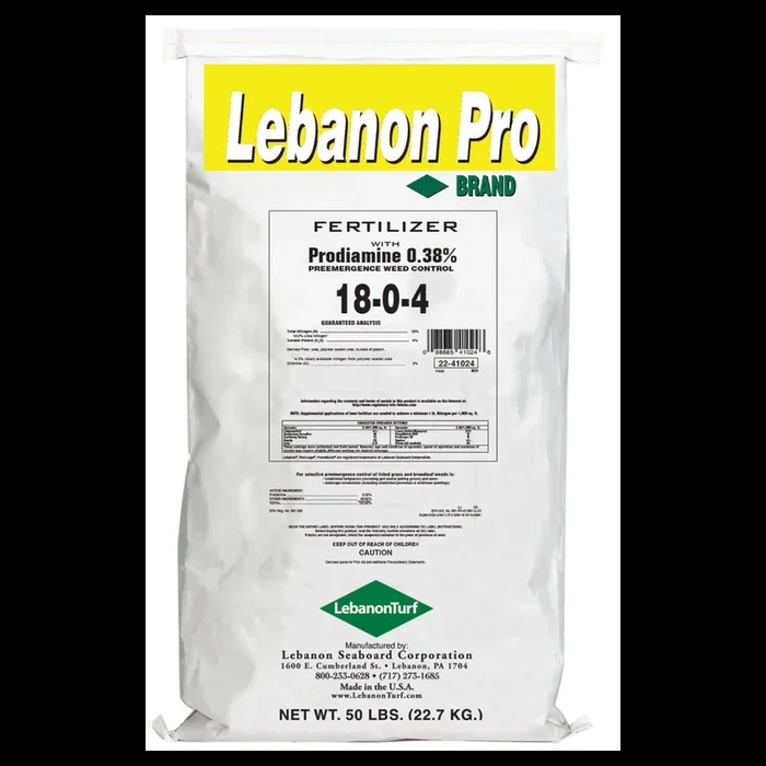 18-0-4 25% SCU .38 Prodiamine Pre-emergent Crabgrass Control and Lawn Fertilizer