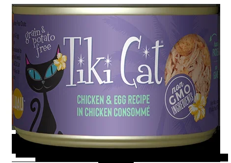 2.8oz Tikicat All Life Stages Koolina Luau Pollo y Huevo