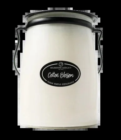 22 oz Butter Jar Candle: Cotton Blossom