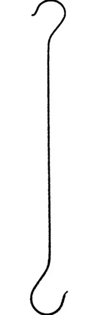 30″ S-Hook Extension Hook with 3.5 inch opening
