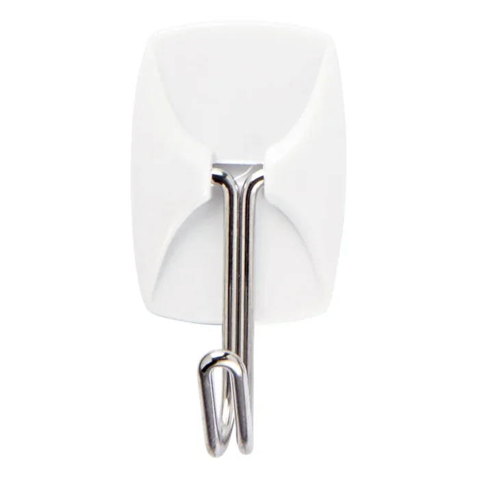 3M Command Small Plastic Hook 1-5/8 in. L 3 pk (Pack of 6)