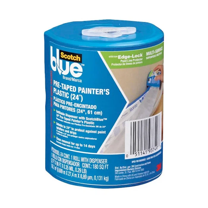 3M Hand-Masker 24 in. W Clear Plastic Masking Film
