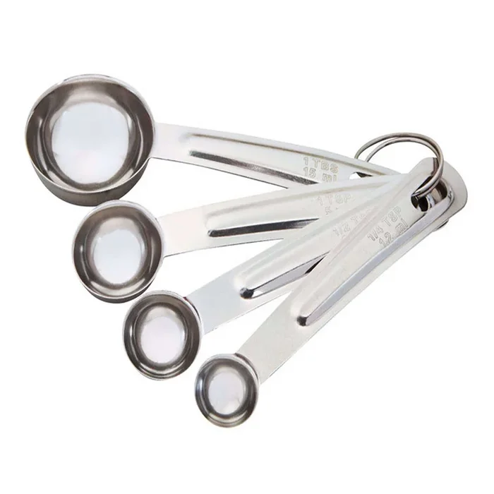4-Piece Stainless Steel Measuring Spoons 19875