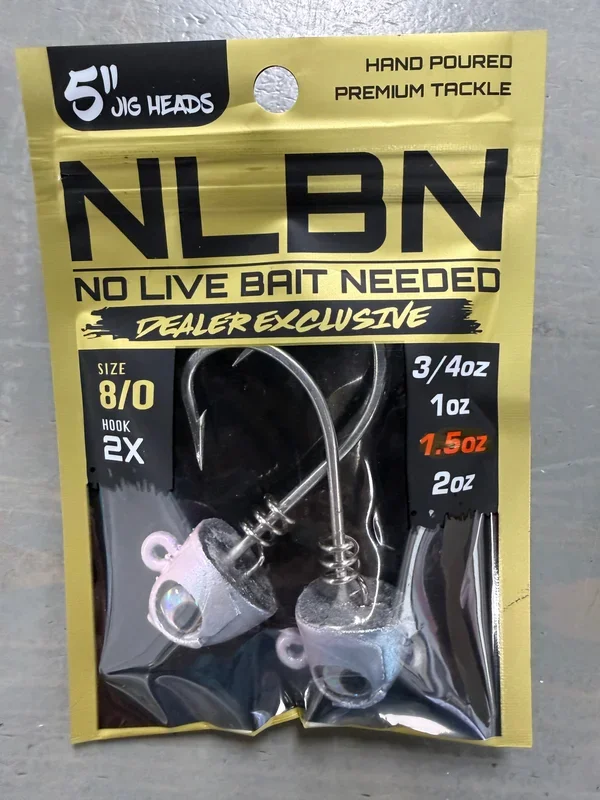 5″ Jig Heads 1 1/2 oz