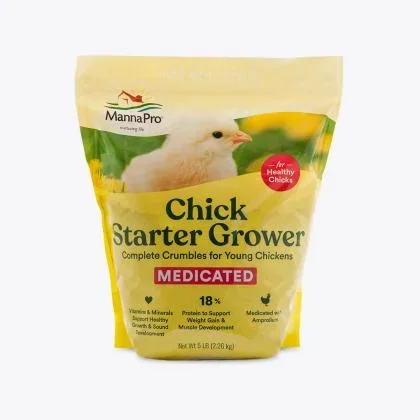 5lb Chick Starter Medicated Crumbles