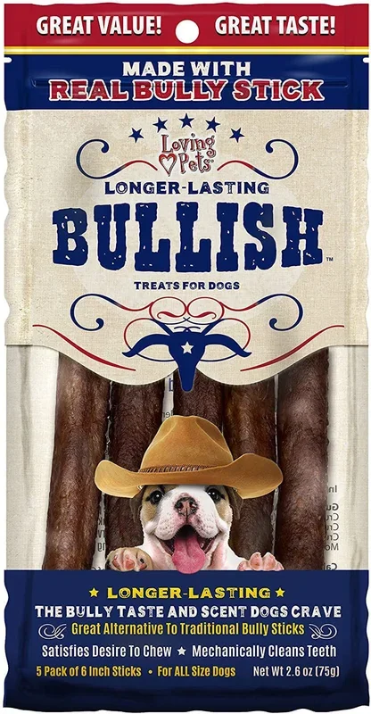6″ Bullish Treat Sticks, 5 pk