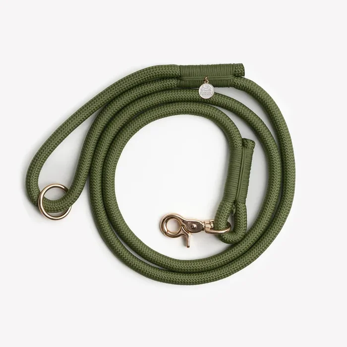 ‘Green’ – Braided Rope Leash