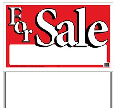 “For Sale” Sign, 26 x 16-In.