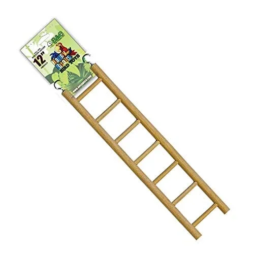 A&E Cage Company Happy Beaks Small Bird Ladder – 12 In