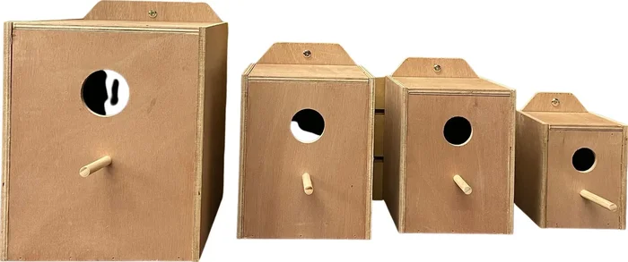 A&E Cage Company Nest Box Parakeet Long – 6.375 X 7.875 X 6.2