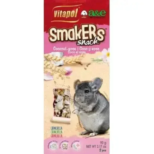 A&E Cage Company Smakers Coconut-Rose Sticks for Chinchillas