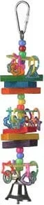 A&E Cage Happy Beaks Beads & Blocks Bird Toy – 7 X 2 X 1.75 In