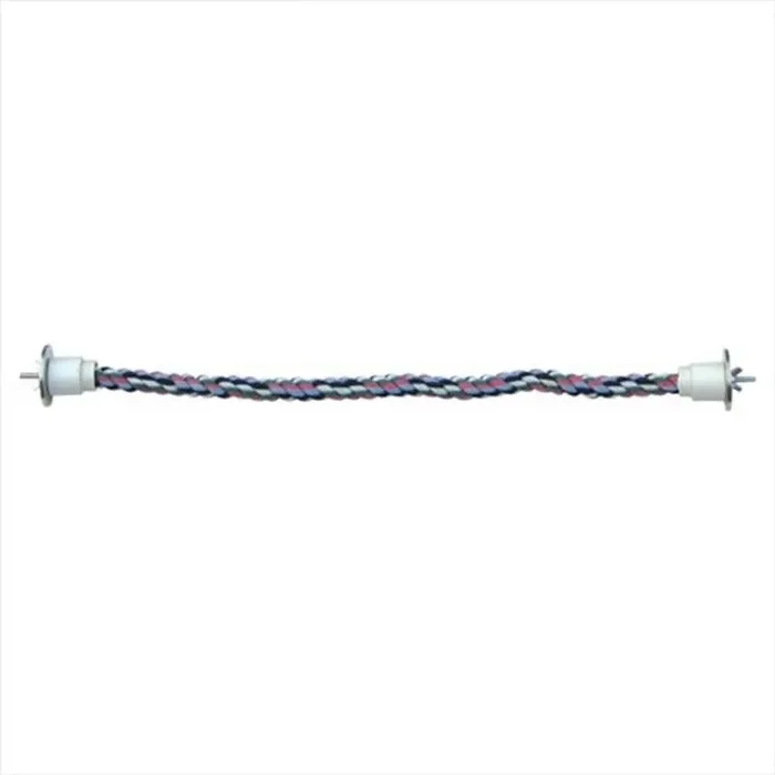A&E Cage Happy Beaks Cotton Rope Boing with Bell Bird Toy – .5 X 52 In