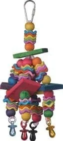 A&E Cage Happy Beaks Fiesta Blocks Bird Toy – 9 X 5 In