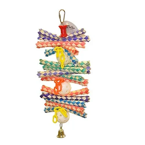 A&E Cage Happy Beaks Finger Stack Bird Toy – 12 X 6 X 2 In