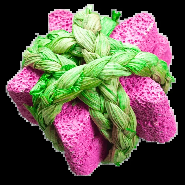 A & E Cage Star Rope Pumice Small Animal Toy
