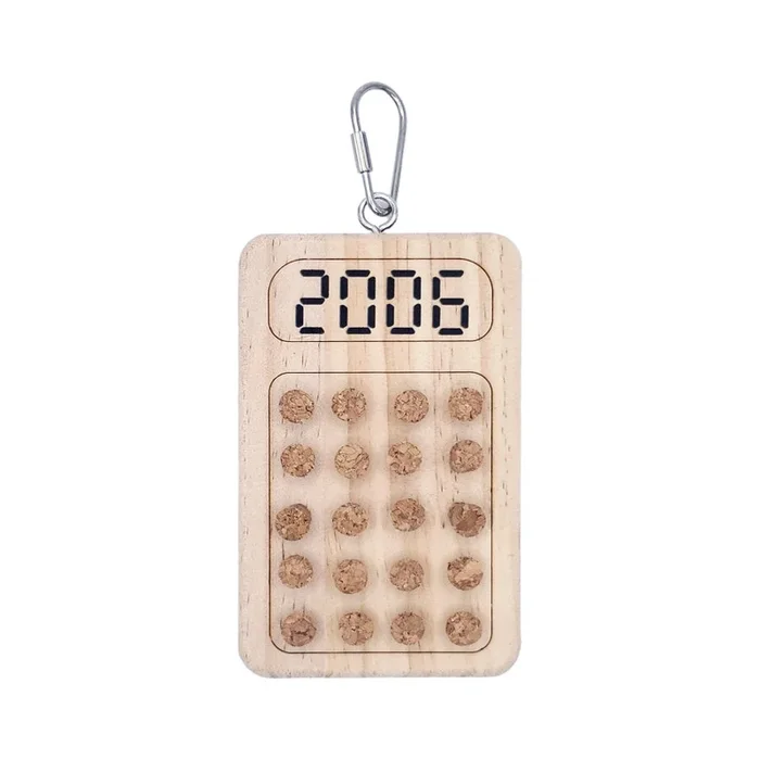 A&E Cages Happy Beaks Wood and Cork Calculator Bird Toy