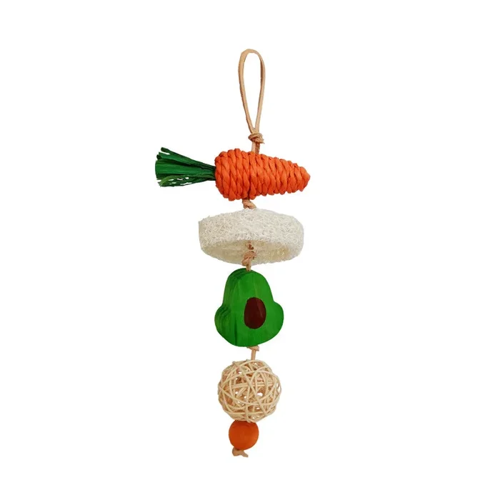 A&E Cages Nibbles Garden Kabob Small Animal Chew Toy