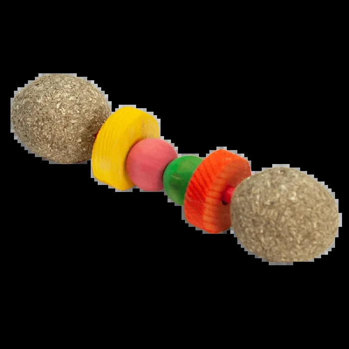 A&E Nibbles Hay Chew Dumbbell
