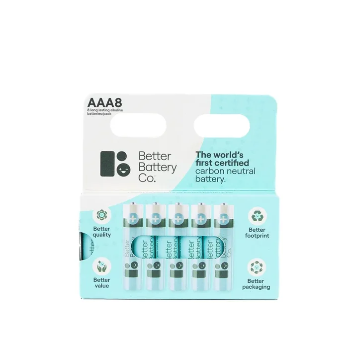 AAA Alkaline Batteries – Zero-Waste, Carbon-Neutral