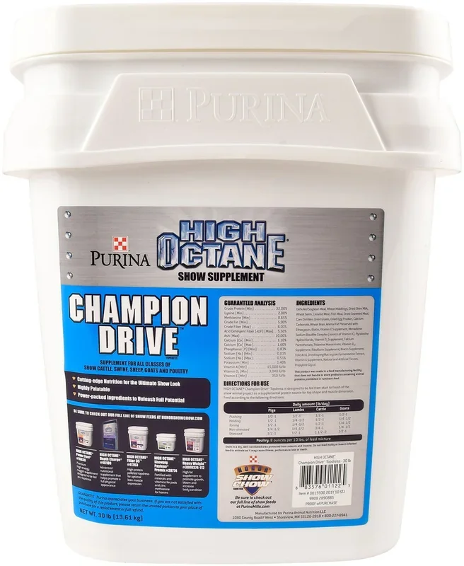Abono de alto octanaje Champion Drive, 30 libras