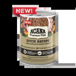 Acana Adult Grain Free Pate Duck Wet Dog Food (12.8oz)
