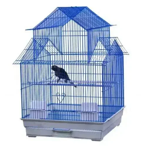 AE Cage Company House Top Bird Cage Assorted Colors 18″x18″x27″