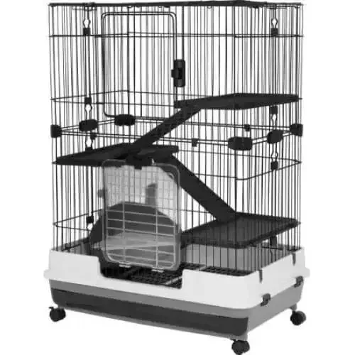 AE Cage Company Nibbles Deluxe 4 Level Small Animal Cage 32″L x 21″W x 43″H