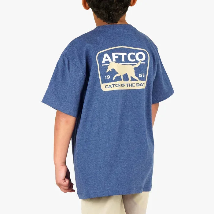 AFTCO Boys’ Fetch T-Shirt Short Sleeve