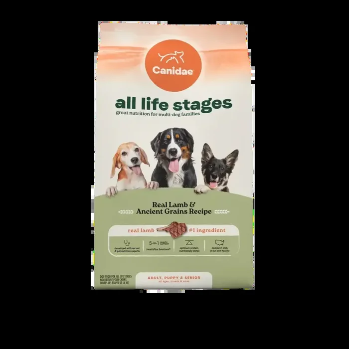 All Life Stages Dry Dog Food, Real Lamb & Ancient Grains Recipe
