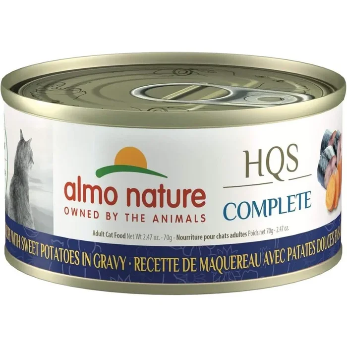Almo Nature 湿猫粮 HQS 全鲭鱼配方，配肉汁红薯