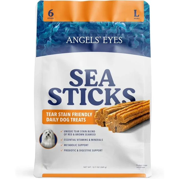 Angels’ Eyes Sea Sticks Tear Stain Friendly Treat Large 6 Pack