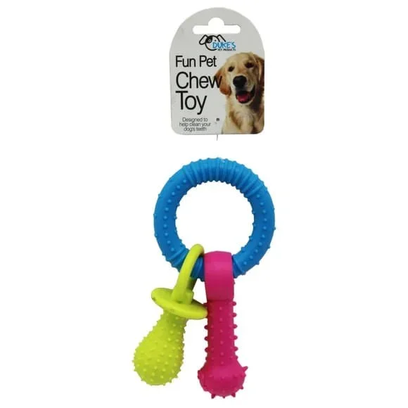 Anillo masticable suave para cachorros, 5″