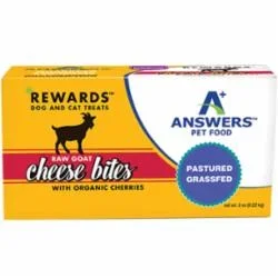 Answers Dog and Cat Frozen Pet Treat Goat Cheese Cherry Flavored – 8 Oz
