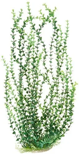 Aquatop Elodea-Like Weighted Plastic Aquarium Plant – Green – 20 In
