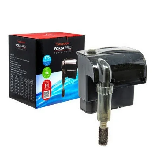 Aquatop, Forza Power Filter with Surface Skimmer, 1 Count / 175 Gallons Per Hour
