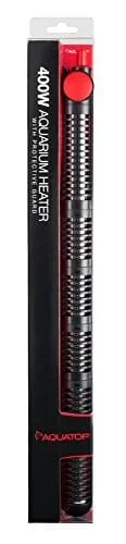 Aquatop Premier Glass Heater with Protective Guard Submersible Fish Tank Heater – 400 Watt