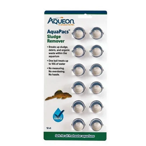 Aqueon, Aqueon AquaPacs Sludge Remover, 10 Gallons / 12 Count (Case Of 6)