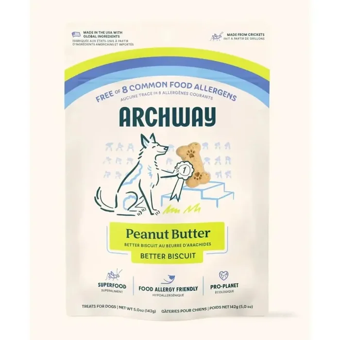 Archway Pet Peanut Butter Biscuits with Cricket Meal 5 oz