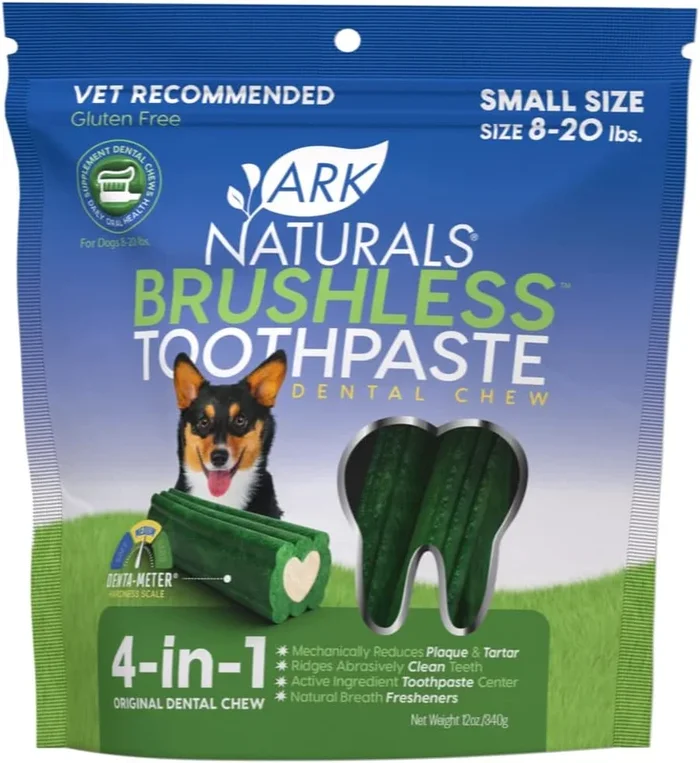 Ark Naturals Breath-Less Toothpaste Dog Chews – Small Breed