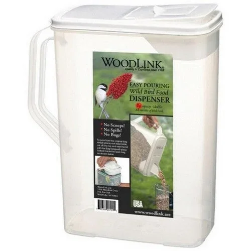Audubon, Dual-Pour Plastic Storage Container, 8 QT,White