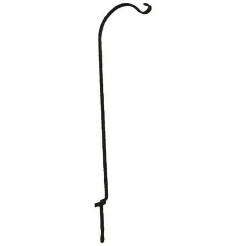 Audubon, Fence & Deck Rail Hook, 7/16 X 36 Inches, Black