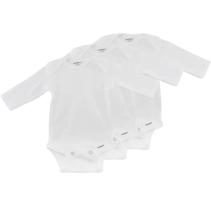 Baby Onesies with Long Sleeves- 3-pack 850243230