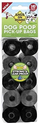 Bags On Board Refill Bags Dog Wastebags Waste Pick Up – Assorted – 140 Count