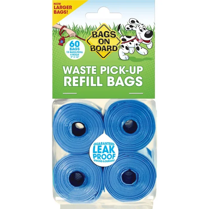 Bags on Board Waste Pick-Up Refill Bags 60 count