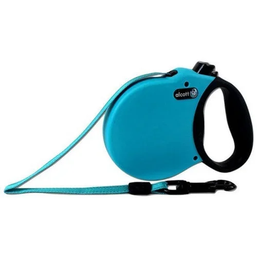 Bamboo Groom, Alcott Adventure Retractable Belt Leash, ExtraSmall-10 Feet,Blue