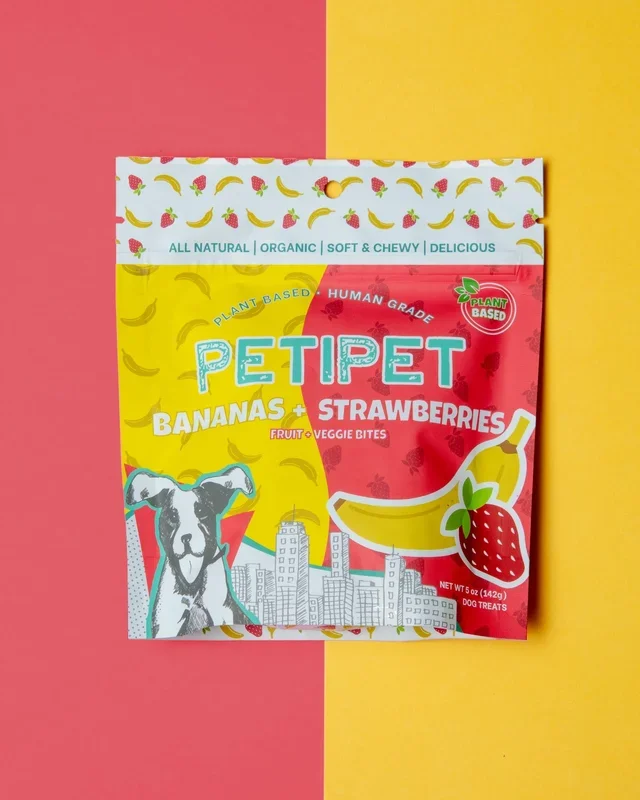 Bananas & Strawberry Organic Dog Treats