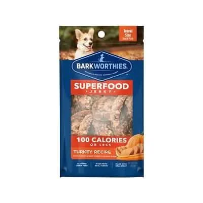 Barkworthies超级食品狗火鸡与南瓜,地瓜和胡萝卜味 – 1盎司包装