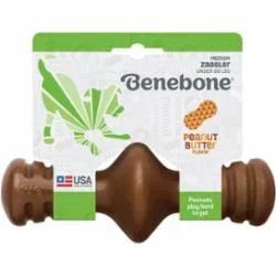 Benebone Dog Chews Zaggler Peanut Butter – Medium